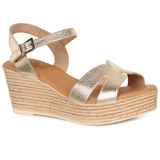 Madrid Womens Espadrille Wedge Heel Sandals