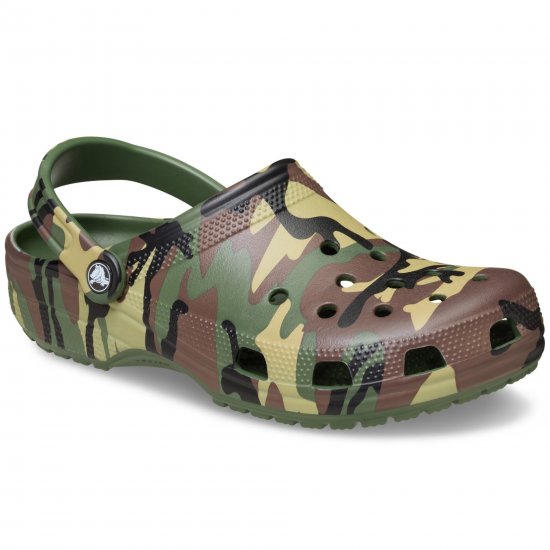Classic Camouflage Mens Clogs