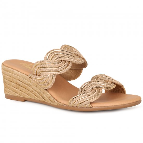 Wave Womens Wedge Heel Sandals