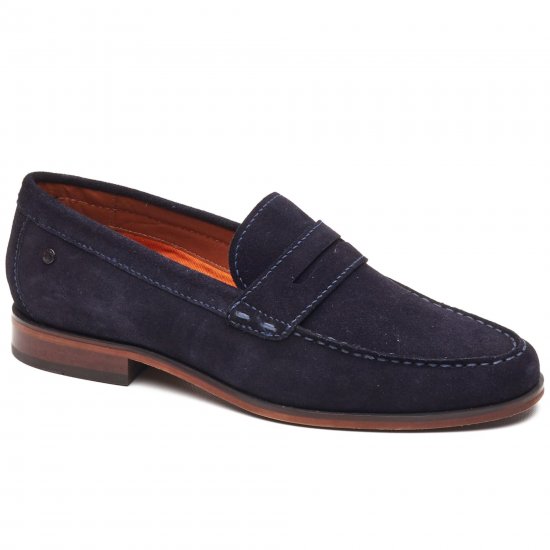 Slate Mens Penny Loafers