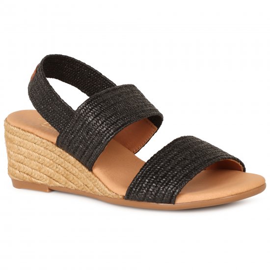 Band Womens Wedge Heel Sandals