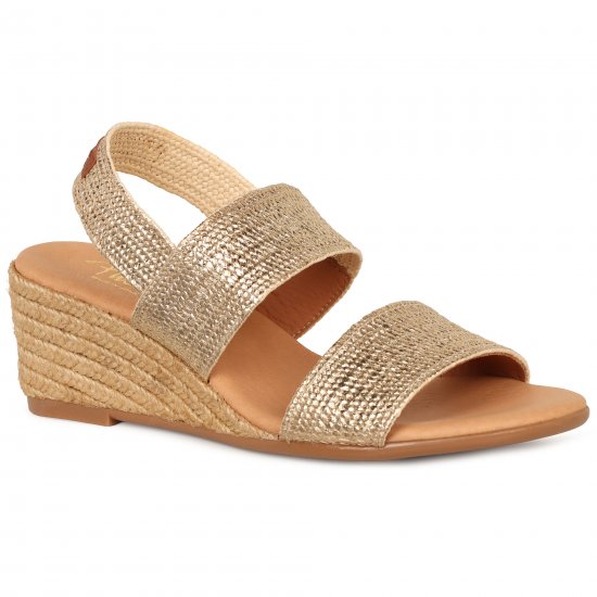 Band Womens Wedge Heel Sandals