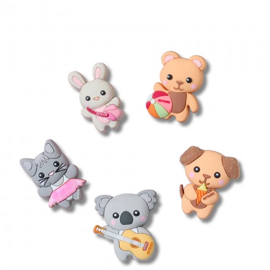 Cute Animal Friends 5 Pack Jibbitz