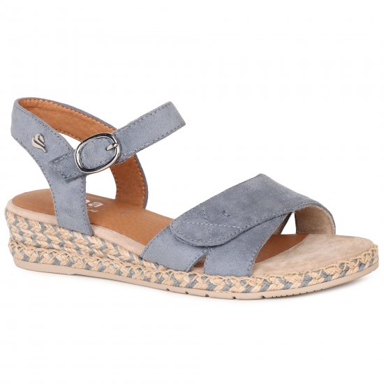 California Womens Low Wedge Sandals