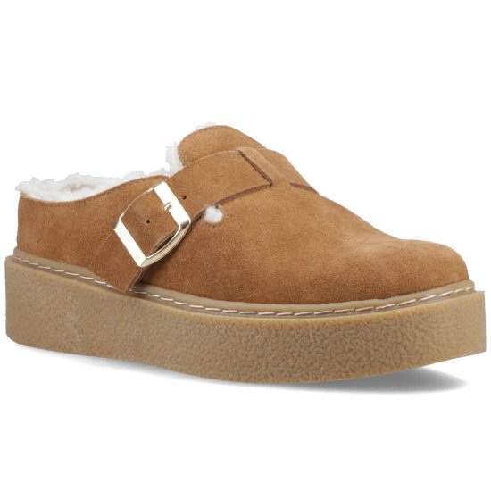 Blanche Fur Womens Mules