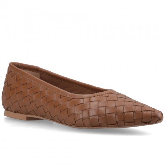 Darla Woven Womens Ballerinas