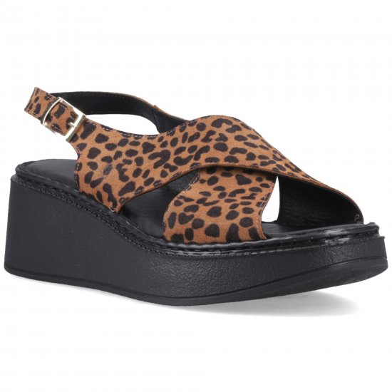 Bex Womens Wedge Sandals