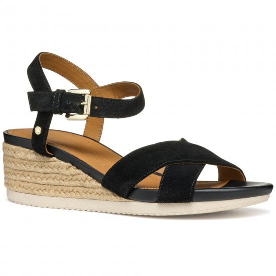 D Ischia Corda Womens Wedge Sandals