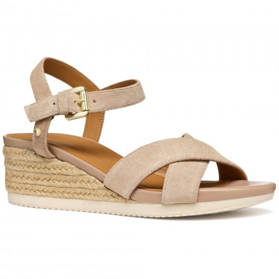 D Ischia Corda Womens Wedge Sandals