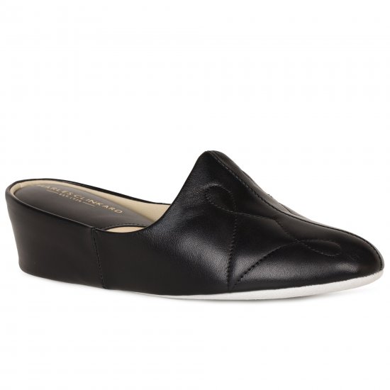 Dulcie Leather Ladies Slippers