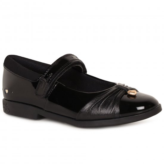 Lock Gem K Girls School Shoes