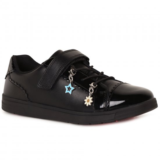 Disco Charm K Girls School Shoes