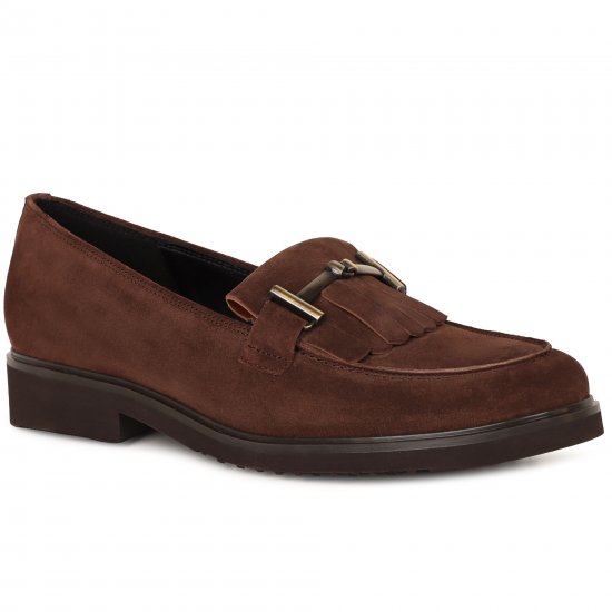 Leader Womens Fringe Loafers