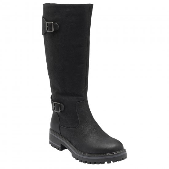 Sazerac Womens Wide Fit Knee High Boots